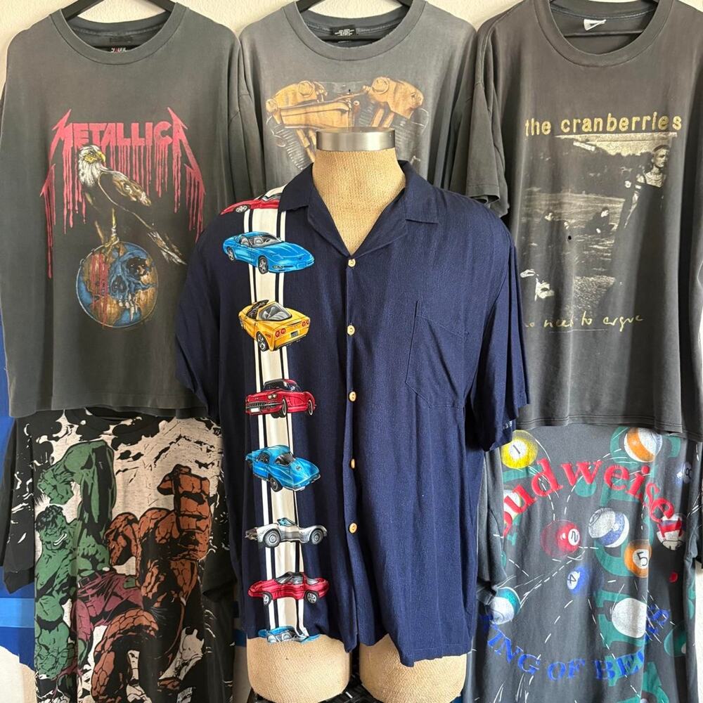 Vintage 1990s Paradise Found Hawaiian Shirt